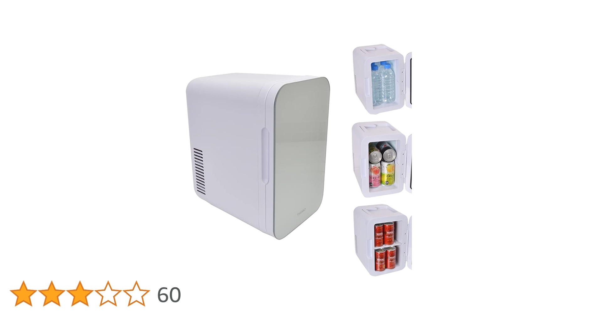 Amazon.co.jp: THANKO 6L 保温庫 保冷庫 静音 冷温庫 小型冷蔵庫